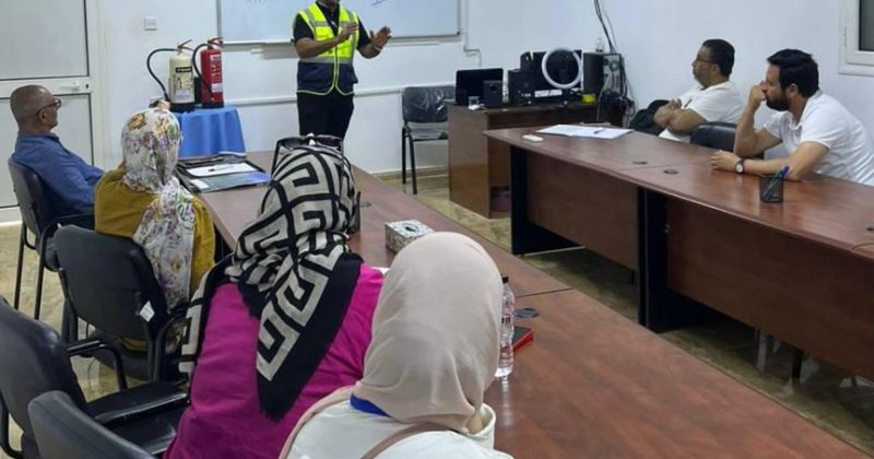 دورة تدريبية بعنوان ” مكافحة الحرائق والاخلاء الآمن”